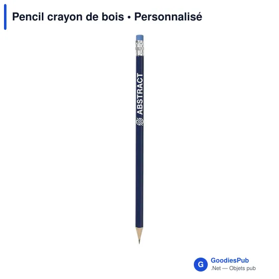 Crayon à papier personnalisable avec logo - Pencil crayon de bois - Image 7