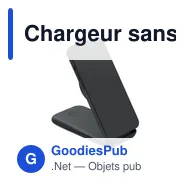 Chargeur sans fil 3 en 1 personnalisable avec logo - PENDOLESS - Miniature 9