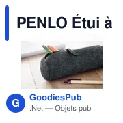 PENLO Étui à crayons en feutre - Miniature 6