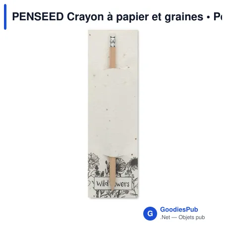 PENSEED Crayon à papier et graines