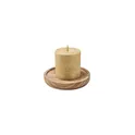 Variante doré - PENTAS Bougeoir rond avec bougie