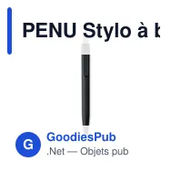 PENU Stylo à bille en ABS recyclé - Miniature 2