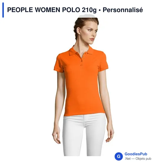 PEOPLE WOMEN POLO 210g - Image 1