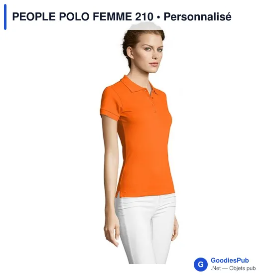 PEOPLE WOMEN POLO 210g - Image 9