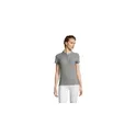 Variante gris chiné - PEOPLE WOMEN POLO 210g