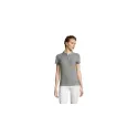 Variante gris chiné - PEOPLE WOMEN POLO 210g
