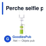Perche selfie personnalisable avec logo - Perche téléscopique Ursula - Miniature 9