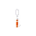 Variante orange - Perche selfie personnalisable avec logo - Perche téléscopique Ursula