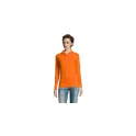 Variante orange - PERFECT LSL WOMEN POLO 180