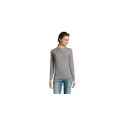 Variante gris chiné - PERFECT LSL WOMEN POLO 180
