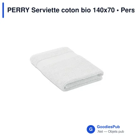 PERRY Serviette coton bio 140x70