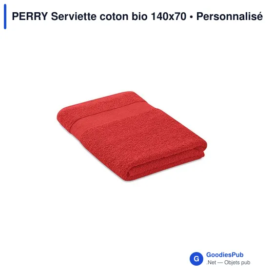 PERRY Serviette coton bio 140x70 - Image 6