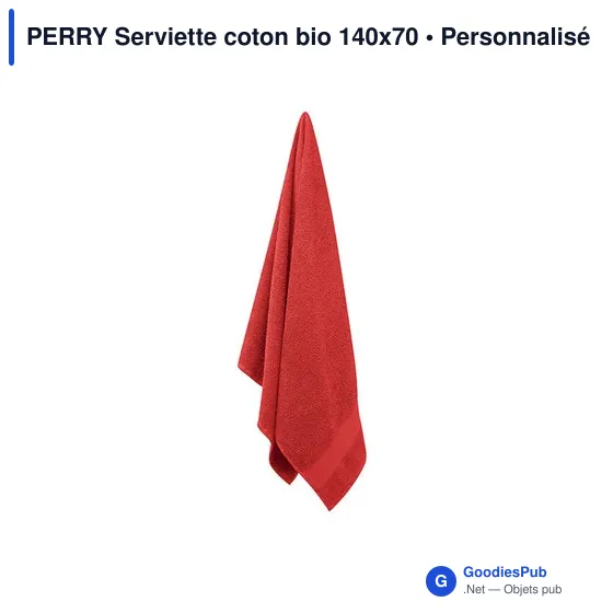 PERRY Serviette coton bio 140x70 - Image 8