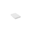 Variante blanc - PERRY Serviette coton bio 140x70