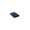 Variante bleu - PERRY Serviette coton bio 140x70