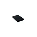 Variante noir - PERRY Serviette coton bio 140x70