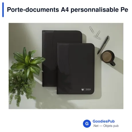 Porte-documents A4 personnalisable Perugia avec logo