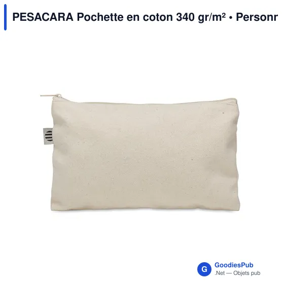 PESACARA Pochette en coton 340 gr/m² - Image 12