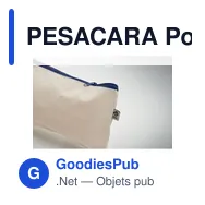 PESACARA Pochette en coton 340 gr/m² - Miniature 4