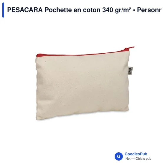 PESACARA Pochette en coton 340 gr/m² - Image 5