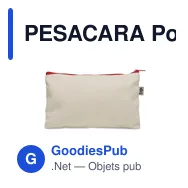 PESACARA Pochette en coton 340 gr/m² - Miniature 6