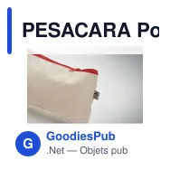 PESACARA Pochette en coton 340 gr/m² - Miniature 9