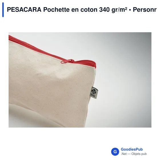 PESACARA Pochette en coton 340 gr/m² - Image 9