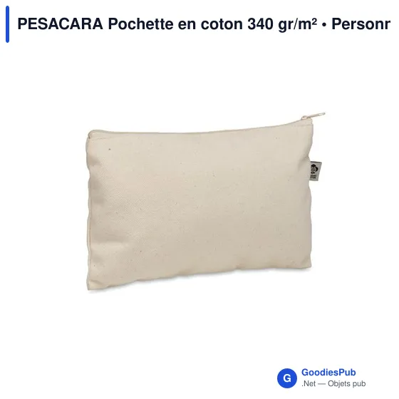 PESACARA Pochette en coton 340 gr/m² - Image 10