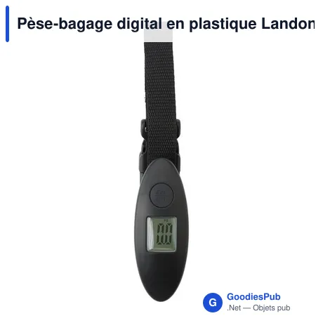 Pèse-bagage digital en plastique Landon