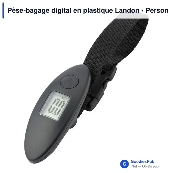 Pèse-bagage digital en plastique Landon - Image 2