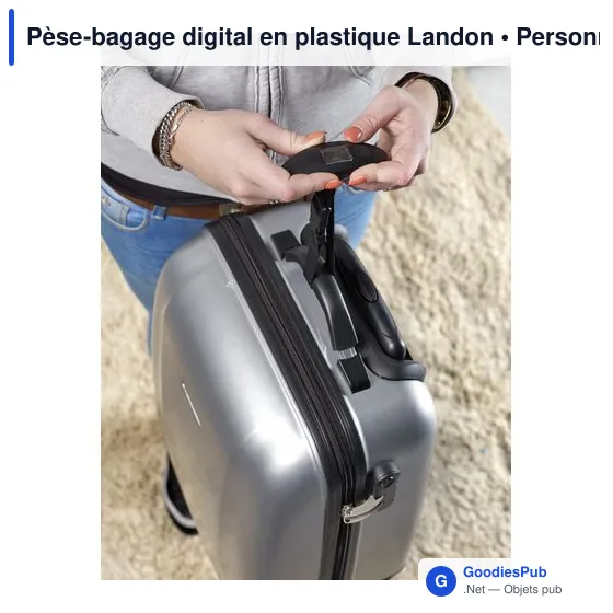 Pèse-bagage digital en plastique Landon - Image 3