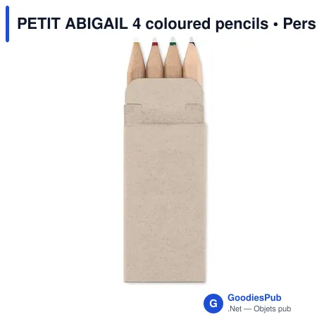 PETIT ABIGAIL 4 coloured pencils