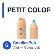 PETIT COLORET 6 crayons dans un étui en bois - Miniature 3