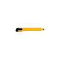 Variante Jaune - Petit cutter personnalisable en ABS et métal avec logo - 4 coloris