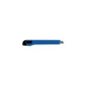 Variante Bleu foncé - Petit cutter personnalisable en ABS et métal avec logo - 4 coloris