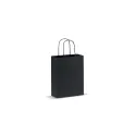 Variante Noir - Sac en papier kraft personnalisable 120 g/m² avec logo - Petit format