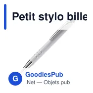 Petit stylo bille personnalisable en aluminium avec stylet avec logo - Mini Stylet - Miniature 5