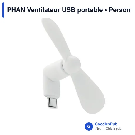 PHAN Ventilateur USB portable