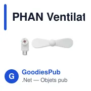 PHAN Ventilateur USB portable - Miniature 4