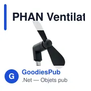 PHAN Ventilateur USB portable - Miniature 8