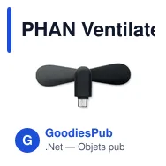 PHAN Ventilateur USB portable - Miniature 10