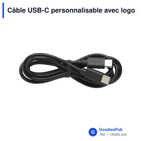 Câble USB-C personnalisable avec logo - Philips
