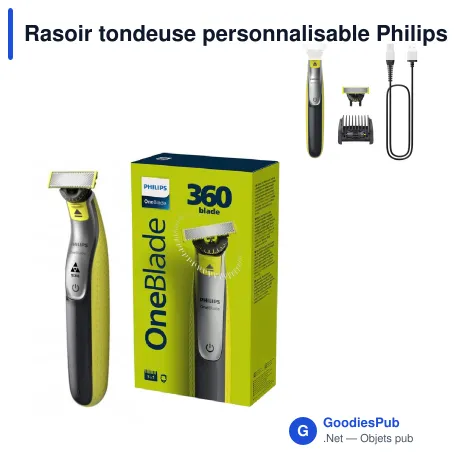 Rasoir tondeuse personnalisable Philips OneBlade 360 avec logo - OneBlade 360
