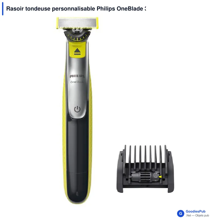 Rasoir tondeuse personnalisable Philips OneBlade 360 avec logo - OneBlade 360 - Image 2