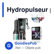 Hydropulseur personnalisable Philips Sonicare sans fil avec logo - Power Flosser 3000 - Miniature 1