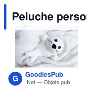 Peluche personnalisable Phoque avec logo - Zeal - Miniature 2