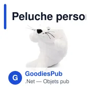 Peluche personnalisable Phoque avec logo - Zeal - Miniature 3