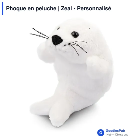 Peluche personnalisable Phoque avec logo - Zeal - Image 3