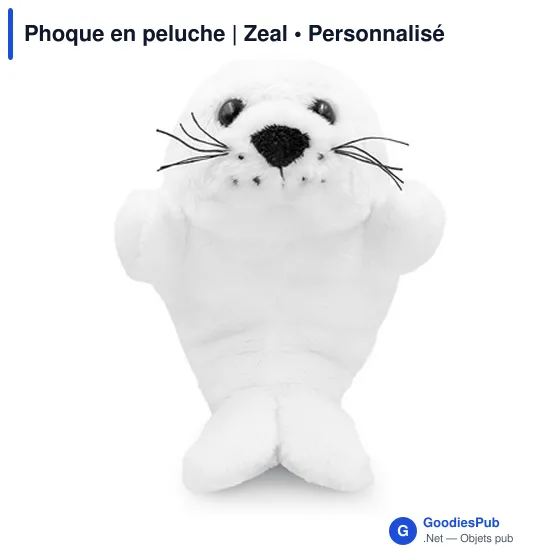 Peluche personnalisable Phoque avec logo - Zeal - Image 4