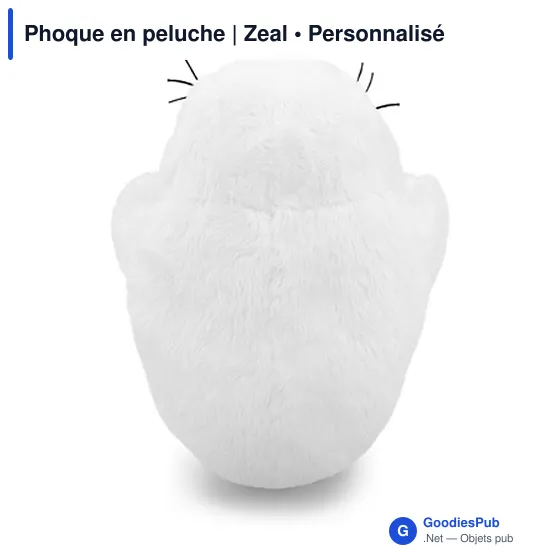 Peluche personnalisable Phoque avec logo - Zeal - Image 5
